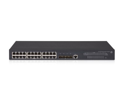 Коммутатор HP 5130-24G-4SFP+ EI Switch (24x10/ 100/ 1000 RJ-45 + 4x1/ 10G SFP+, Managed static L3, Stacking, IRF, 19') (JG932A#ABB)