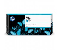 Картридж HP DesignJet 746, 300 мл, голубой / cyan (P2V80A)